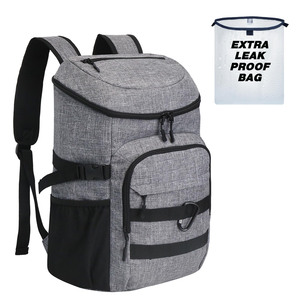 Sac isotherme en polyester anti-fuite, capacité 24L, léger, pour la plage, les voyages, le camping, le déjeuner, sac à dos - Product Image 1