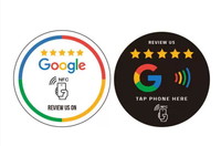 Etiqueta NFC Multiusos NTAG215 13.56MHz, Adhesiva e Impermeable, para Menús de Pequeños Negocios y Marketing, Fábrica China