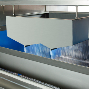 Nước nóng thu nhỏ đường hầm máy bao bì vành đai loại thu nhỏ Tank máy đóng gói cho nhà máy sử dụng băng tải In-Line niêm phong gói - Product Image 3