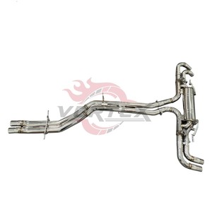 Silenciador con Válvula y Punta Pulida Vortex Quad para Audi RSQ8 2019-2024, Sistema de Escape Completo de Acero Inoxidable, Sonido Deportivo Mejorado para SUV - Product Image 2