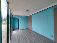 Maison en conteneur préfabriquée modulaire en acier de conception moderne, villa, salon, chalet Apple