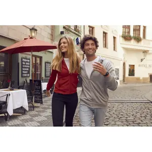 Sweat-shirt à capuche zippé basique, merchandising personnalisé - Product Image 4