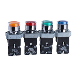 Botón pulsador iluminado Schneiders XB2 original XB2BW35M1C XB2BW36M1C XB2BW31M1C retorno por resorte AC220V - Product Image 1