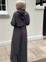 Robe Abaya décontractée à capuche Mexizo pour femmes musulmanes, mode islamique de Dubaï, longue robe maxi