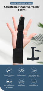 Ajustable Alivio del dolor Pulgar Enderezar Brace Esguince ortopédico Dislocación Fractura Dedo Férula - Product Image 6