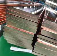 Barre plate en cuivre pur Hong Ye C11000 99,9% Cu 80x10x4500mm, longueur personnalisable, application industrielle, Tianjin
