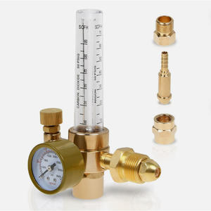 Regulador de Argón con Manómetro de Latón, Medidor de Flujo de Gas para Equipos de Soldadura, Rendimiento de CO2 y Argón - Product Image 1