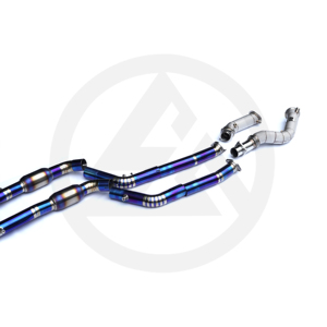 Tubo de escape de titanio CSZ para BMW S55 <span class=keywords><strong>M2</strong></span> Competition/<span class=keywords><strong>M2</strong></span> CS F87 <span class=keywords><strong>2018</strong></span> 3.0L silenciador con válvula de escape - Product Image 3