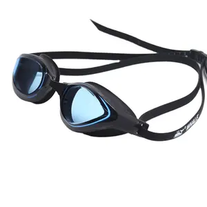 Natation de sport professionnelle pour hommes, lunettes de natation en silicone, revêtement anti-brouillard, anti-miroir, 2020