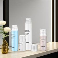 Haute qualité grande capacité en plastique Airless pompe pot PP vide Lotion crème shampooing cosmétique emballage Logo PP matériel