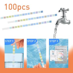 100-Pack Vkwe Brand Home Water para tiras y kits Prueba de dureza de pH Cloro Plomo Hierro <span class=keywords><strong>Cobre</strong></span> <span class=keywords><strong>Nitrato</strong></span> Etc. 1 año de garantía - Product Image 4