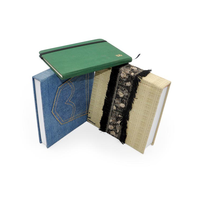 Carnet de notes personnalisé en lin, journal, agenda, couverture rigide en tissu, impression de livres, couverture rigide A5, vente en gros pour le bureau