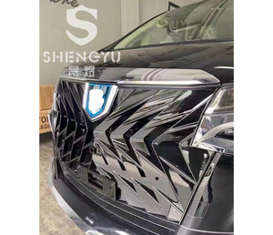 Rejilla de parachoques delantero para to-yo-ta Alphard 35 series 2018 cambio a rejilla de Oro Negro rejilla delantera para reemplazar - Product Image 6