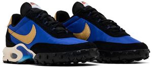 Nike Air Max Waffle Racer SP Hyper Blue Metallic Gold Chaussures de basket-ball décontractées unisexes à lacets avec semelle extérieure en caoutchouc - Product Image 4