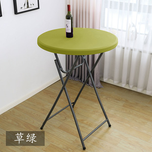 Tovaglia Elasticizzata in Spandex per Tavolo <span class=keywords><strong>da</strong></span> Cocktail, Copritavolo Rotondo Elasticizzato per Bar e Matrimoni - Product Image 6