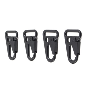 キーチェーンケースバックルベルトバックルハードウェアアクセサリークロームブラック自動車用 - Product Image 1