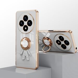 Xiai रेडमी 14 सी मामलों के लिए रिंग किकस्टैंड धारक बैक कवर केस के साथ लक्जरी इलेक्ट्रोप्लेटिंग - Product Image 5