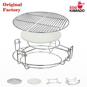 EGG KAMADO - Kit de herramientas para barbacoa con sistema de cocción <span class=keywords><strong>Divide</strong></span> & <span class=keywords><strong>Conquer</strong></span>, apto para parrillas de 18 a 26 pulgadas - Product Image 4