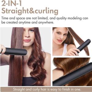 <span class=keywords><strong>Plancha</strong></span> de Pelo Inalámbrica Portátil Recargable con Batería de 10000 mAh, Calentamiento Rápido en 60s, Mini <span class=keywords><strong>Plancha</strong></span> Plana para Viajes - Product Image 5