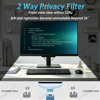 Filtre de protection d'écran pour la confidentialité des données, anti-reflets, anti-espionnage, blocage de la lumière bleue pour moniteur PC 28 pouces 16:10