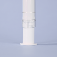 Flacon-seringue sans air en plastique PP pour crème contour des yeux, soin de la peau, 5ml 10ml 20ml, tube d'injection rechargeable