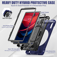 Coque de protection intégrale antichoc 3-en-1 avec support rotatif à 360° pour tablette Moto Pad 11" 2026