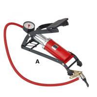 Pompe à air électrique portable haute pression pour voiture, moniteur de pression des pneus, gonfleur à pédale 12V en alliage d'aluminium, pour véhicule, urgence, auto-gonflage