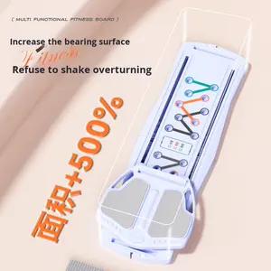 Многофункциональная стальная фитнес-платформа DF для домашнего использования: турник для пилатеса, упор для подтягиваний, плоская подставка, степ-платформа для тренировки мышц пресса - Product Image 3