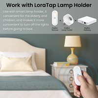 ZigBee 3.0 interrupteur mural de télécommande sans fil à 6 boutons pour Tuya Scene Automation Smart Life App connectivité panneau de verre maison