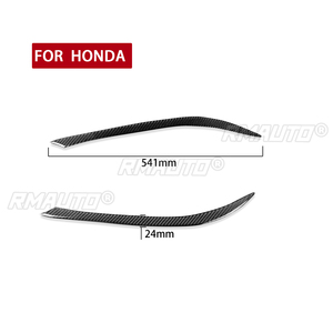 2 Piezas de Cubiertas Decorativas para Faros Delanteros de Coche, de Fibra de Carbono, para Honda Stream 2006-2008, Adhesivos para Coche - Product Image 3