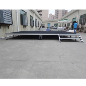 Scène modulaire portable en aluminium avec montage facile et surface antidérapante pour scènes de DJ intérieures/extérieures - Product Image 1