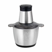 2L 3L 5L pabrik makanan prosesor daging dan sayuran Chopper Grinder Metal Cutting Mixer Blade makanan Chopper daging Grinder
