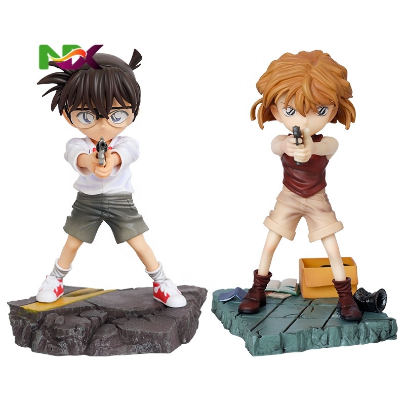 Set Figure Detective Conan – Kid Il Ladro Fantasma (14 Cm) + Conan E Haibara Ai (11 Cm) In PVC, Collezionabili - 4