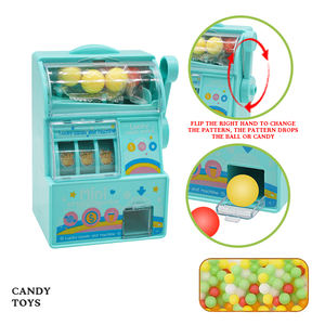 เครื่องทำสล็อตหมากฝรั่งพลาสติกขนาดเล็กโชคดีสำหรับเด็กการ์ตูนเล่นเกมทำขนมของเล่นส่งเสริมการขาย - Product Image 4