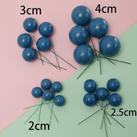 Boules de mousse de confiserie colorées pour la décoration de gâteaux 20 pièces/sac de gâteau de taille différente
