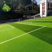 Günstiger Preis 4*25m Rolle Mini Fußballfeld Kunstrasen Outdoor Rasen Teppich Kunstrasen Rasen Kunstrasen 50mm