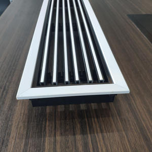 <span class=keywords><strong>Grille</strong></span> de couverture de ventilation de climatiseur, système de ventilation de climatiseur personnalisé, couleur noire et blanche réglable - Product Image 3