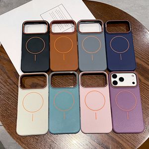 Custodia per telefono con ricarica wireless magnetica alla moda per <span class=keywords><strong>iPhone</strong></span> 17 Air 14 15 16 Pro Max, in <span class=keywords><strong>silicone</strong></span> Dermatoglyph, <span class=keywords><strong>cover</strong></span> posteriore protettiva integrale - Product Image 1