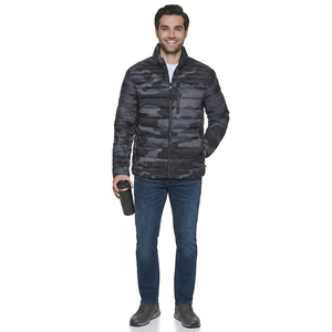 Blousons d'hiver chauds et ajustés pour hommes, style streetwear, nouveau design, grandes tailles, manches longues, doudoune pour hommes, service OEM - Product Image 1
