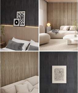 Nuevo Producto: Paneles Acústicos <span class=keywords><strong>de</strong></span> Madera Autoadhesivos Modernos, Paneles <span class=keywords><strong>de</strong></span> Listones <span class=keywords><strong>de</strong></span> Madera para Paredes, Absorbentes <span class=keywords><strong>de</strong></span> Sonido, para Interiores <span class=keywords><strong>de</strong></span> Apartamentos y Hoteles - Product Image 6