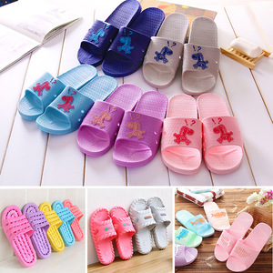 Men's and women's summer wear-resistant thick-soled <b>slippers</b>, couple <b>slippers</b>, home indoor bathroom shower <b>slippers</b> wholesale. - Product Image 5