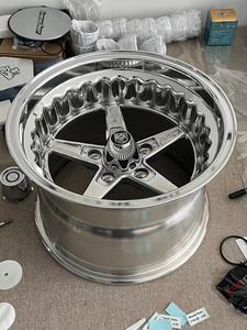 Rueda de Arrastre 15X7.0 5X114.3 ET0 Espacio Trasero 4.0 Pulgadas Ruedas de Aleación Autodrag <span class=keywords><strong>Convo</strong></span> Pro Negro CNC Race Master - Product Image 3