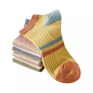 Women Ankle Socks Gradient Polyester Sweat Absorbent Casual Summer Style 5 Colors Available - Product Image 5