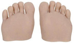 Realistic <b>Silicone</b> Foot Model Light Dark Skin Nail Art Training Practice Display <b>Tool</b> for Academy - Product Image 5