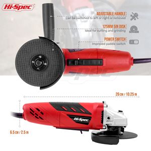 Hi-Spec Angle Grinder 500W 11000 Rpm Electric Handheld Grinding Tool For General Purpose - Product Image 4