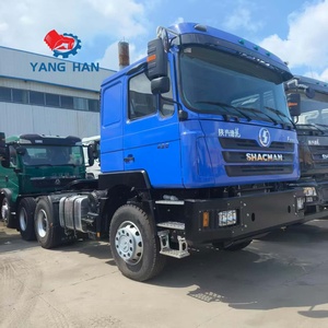 Camion tracteur Shacman 6x4 d'occasion, tête motrice, semi-remorque, transporteur de conteneurs lourds - Product Image 5