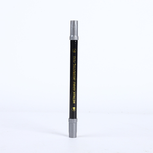 Venta caliente Nuevo estilo de doble punta de rotuladores comestibles Metálico <span class=keywords><strong>Blanco</strong></span> Comido Tinta Pluma Juego de 10 Hecho de plástico - Product Image 4