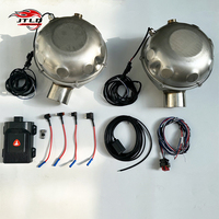 Système d'Échappement Actif Électronique JTLD Booster Pro Deux Haut-Parleurs Kits Fûts Contrôleur Smartphone pour Voiture