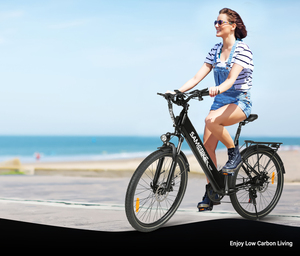 Vélo de ville hybride électrique personnalisé vente en gros nouvelle batterie au lithium intégrée puissante 15Ah moteur de moyeu arrière frein à disque cyclomoteur - Product Image 5