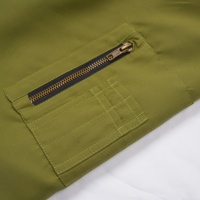Veste de cyclisme d'extérieur classique pour homme, col côtelé, verte, imperméable, coupe-vent, respirante, automne, zippée, color block